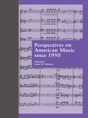 cover image of Perspectives on American Music since 1950